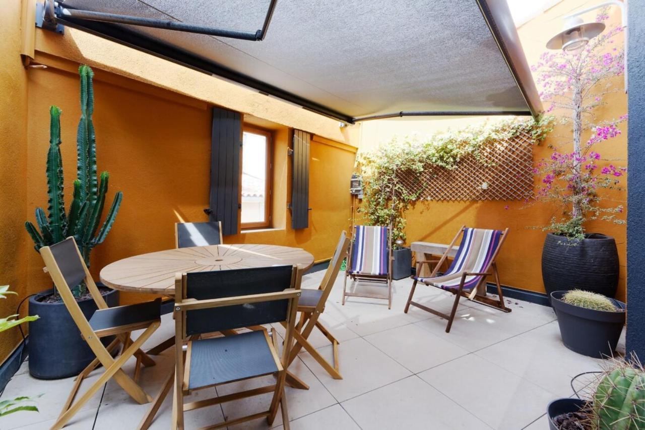 Air-Conditioned Duplex Apartment With Furnished Terrace In The City Center エクス＝アン＝プロヴァンス エクステリア 写真