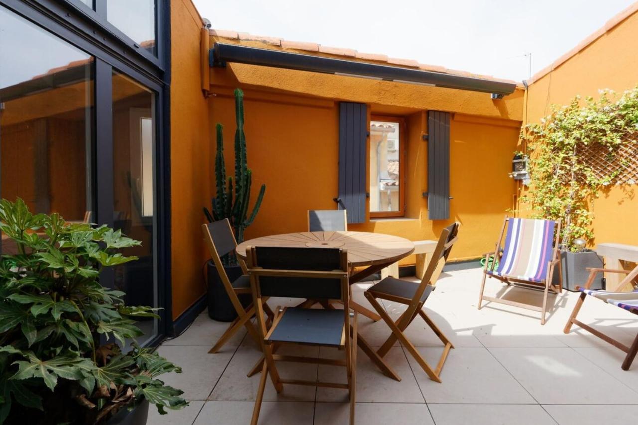 Air-Conditioned Duplex Apartment With Furnished Terrace In The City Center エクス＝アン＝プロヴァンス エクステリア 写真